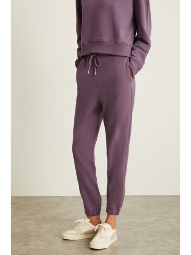 GRIMELANGE NENEH Women's 100% Cotton Purple Sweatpants