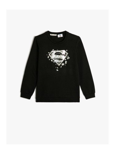 Koton Superman Hooded Sweatshirt Licensed Printed