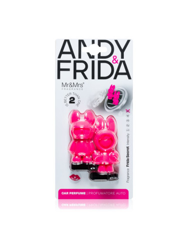 Mr & Mrs Fragrance Andy & Frida Frida Secret aроматизатор за автомобил 1 бр.