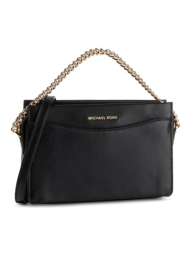 Дамска чанта MICHAEL Michael Kors Jet Set 32F9GJ6C3L Черен