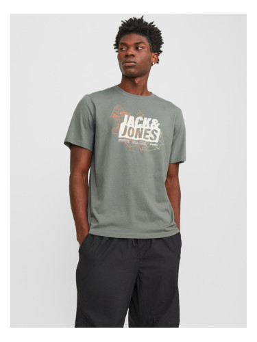 Jack & Jones Map T-shirt Zelen