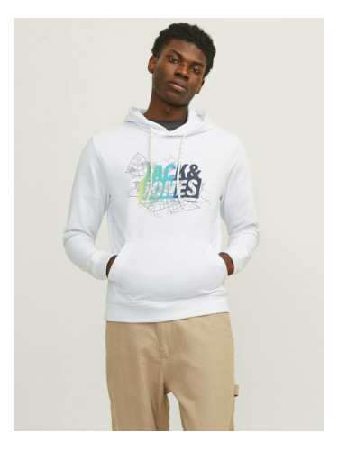 Jack & Jones Map Sweatshirt Byal