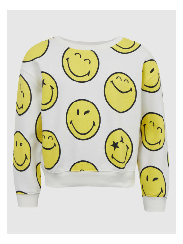 GAP Gap & Smiley® Суитшърт детски Byal