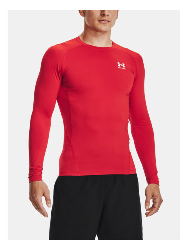 Under Armour UA HG Armour Comp LS T-shirt Cherven