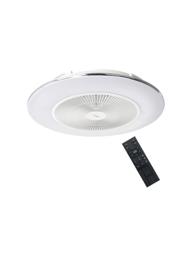 Brilagi - LED Димируема лампа с вентилатор AURA LED/38W/230V бял + д.у.