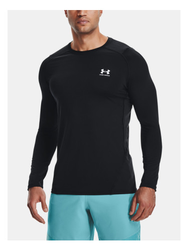 Under Armour HG Armour Fitted LS - černá T-shirt Cheren