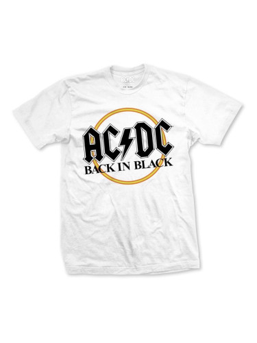 AC/DC Риза Back in Black Unisex White L