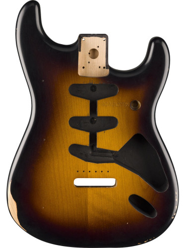 Fender Road Worn 50's Stratocaster SSS Alder 2-Tone Sunburst Телo за китара