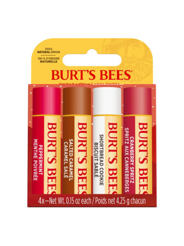 Burt’s Bees Festive подаръчен комплект (за устни)