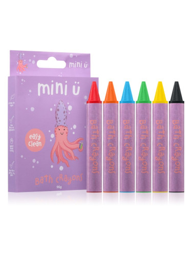 Mini-U Bath Crayons цветни моливи за вана 6x96 гр.