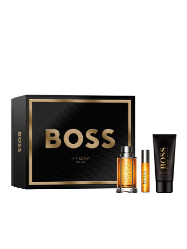 HUGO BOSS Boss The Scent SET1 Подаръчен комплект EDT 100 ml + EDT 10 ml + душ гел 100 ml