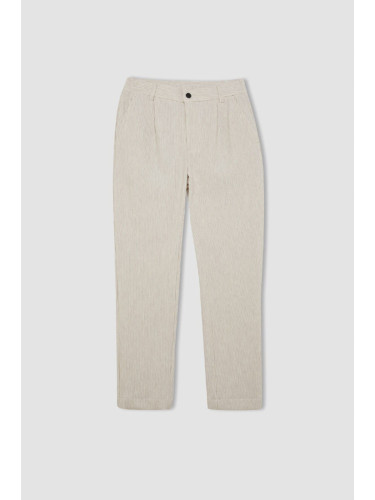 DEFACTO Tailored Regular Fit Straight Leg Pocket Trousers