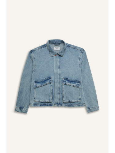 DEFACTO Regular Fit Pocket Jean Jacket