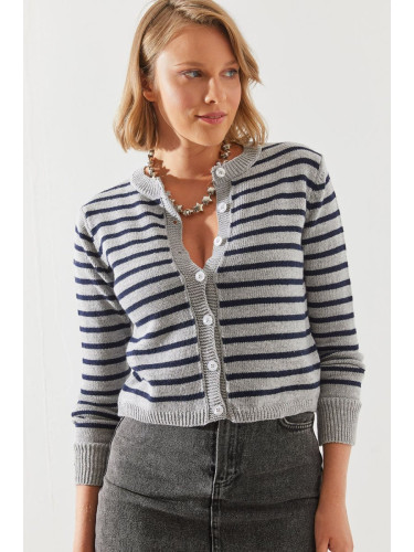 Bianco Lucci Striped Sweater