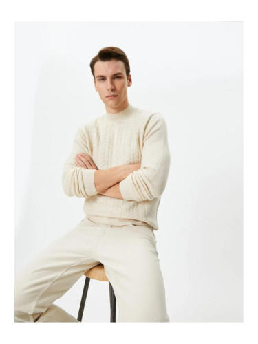 Koton Beige Men's Sweater