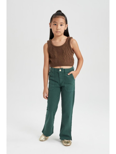 DEFACTO Girl's Flared Leg Trousers