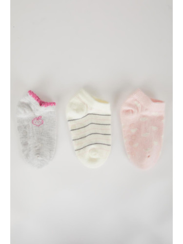 DEFACTO Baby Girl 3-Piece Cotton Long Socks