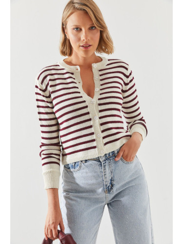 Bianco Lucci Striped Sweater