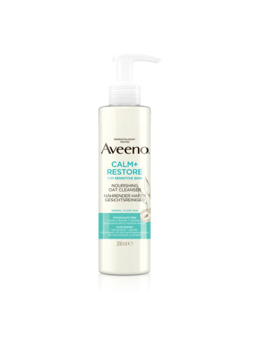 Aveeno Calm + Restore почистващ гел за лице за чувствителна кожа на лицето 200 мл.