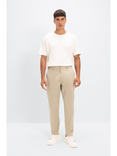 DEFACTO Tapered Fit Pocket Chino Canvas Trousers