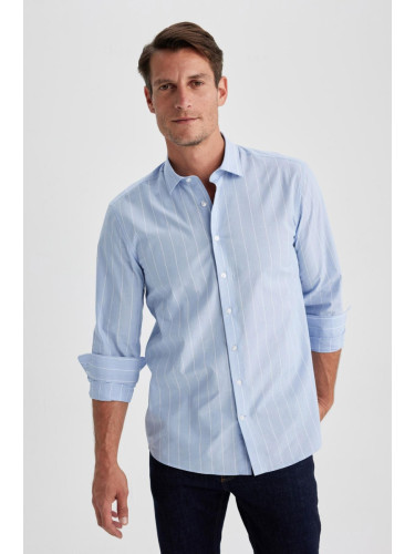 DEFACTO Modern Fit Non Iron Long Sleeve Shirt