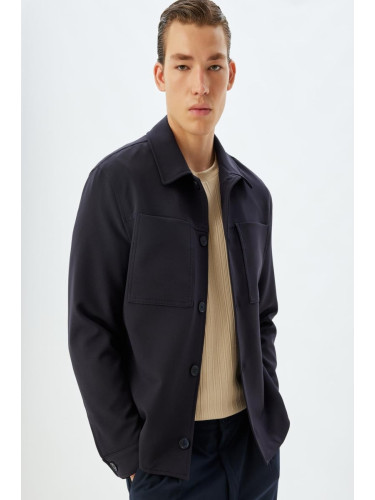 Koton Navy Blue Men's Adult Jacket