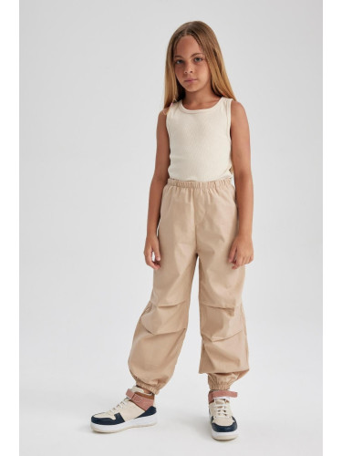 DEFACTO Girl's Parachute Cotton Trousers