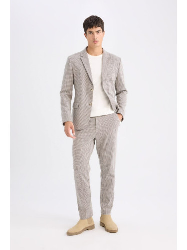 DEFACTO Tailored Regular Fit Pocketed Gabardine Trousers