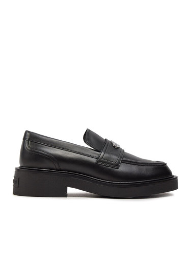 Tommy Jeans лоуфъри с дебела подметка Tjw Flat Loafer EN0EN02557 Черен