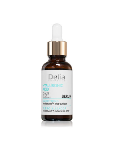 Delia Cosmetics Hyaluronic Acid изглаждащ серум за лице 30 мл.