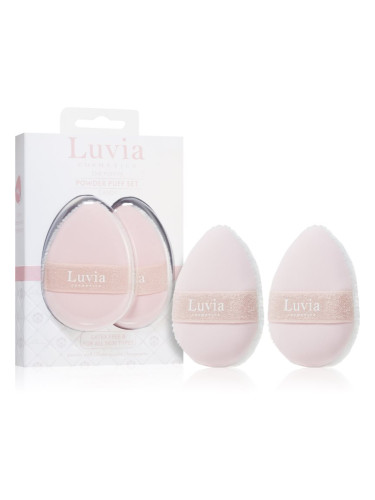 Luvia Cosmetics The Puffys Powder Puff Set велурен тампон за пудра Candy 2 бр.