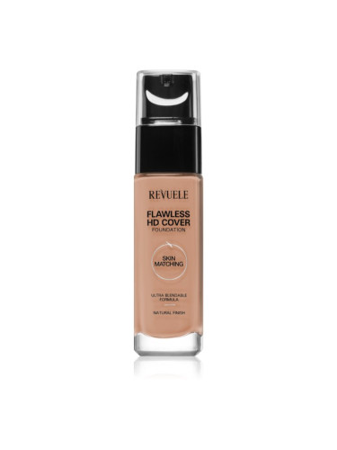 Revuele Flawless HD Cover Foundation лек фон дьо тен за перфектен външен вид цвят 05 33 мл.