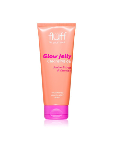 Fluff Glow Jelly почистващ гел за лице с витамин С 100 мл.