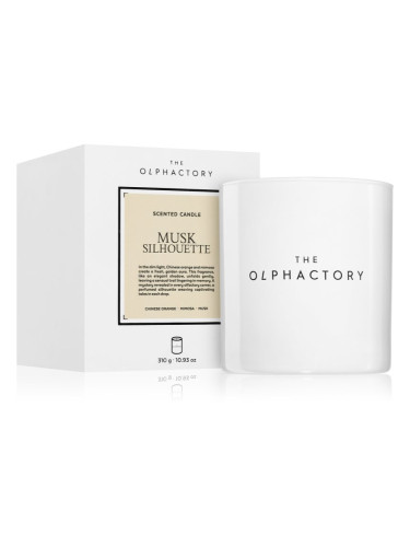 Ambientair The Olphactory White Insignia Musk Silhouette ароматна свещ 310 гр.