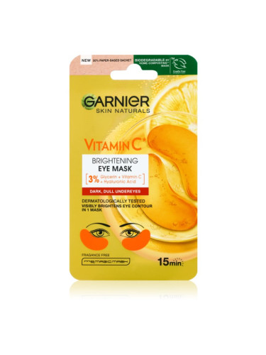 Garnier Skin Naturals Vitamin C хидратираща и озаряващ маска за околоочната област с витамин С 5 гр.