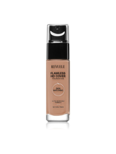 Revuele Flawless HD Cover Foundation лек фон дьо тен за перфектен външен вид цвят 04 33 мл.