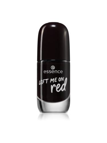 essence Gel Nail Colour лак за нокти цвят 72 LEFT ME ON red 8 мл.