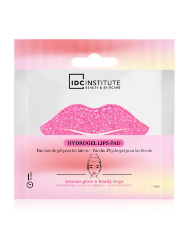 IDC Institute Glitter Lip Pink хидрогелна маска за устни 1 бр.