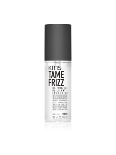 KMS Tame Frizz De-Frizz Oil защитно масло против чупливост на косата за къдрава коса 100 мл.