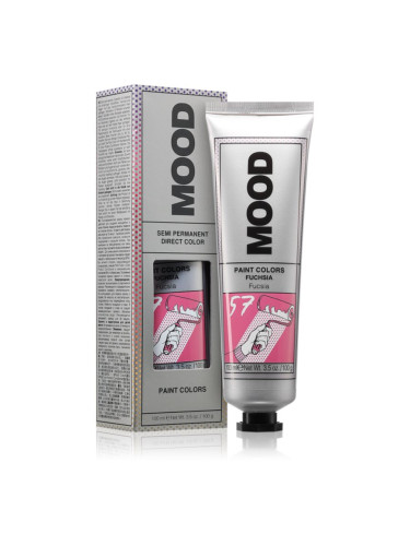 MOOD Paint Colors перманентната боя за коса цвят Fuchsia 100 мл.