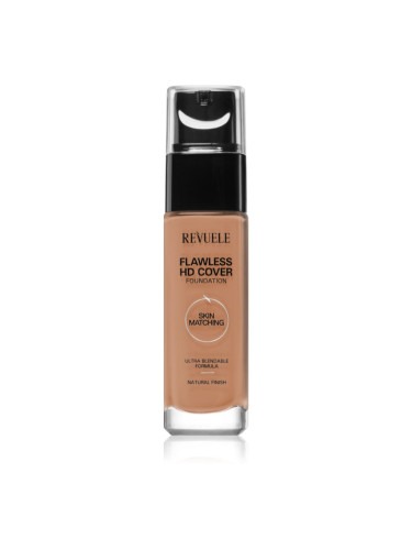 Revuele Flawless HD Cover Foundation лек фон дьо тен за перфектен външен вид цвят 06 33 мл.