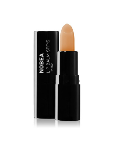 NOBEA Day-to-Day Lip Balm SPF 15 Tinted балсам за устни SPF 15 #L01 Honey Peach 4 гр.