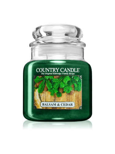 Country Candle Balsam & Cedar ароматна свещ 453 гр.