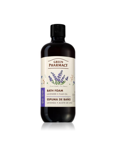 Green Pharmacy Lavender & Linseed Oil Bath Foam пяна за вана с лавандула 500 мл.