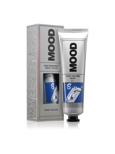 MOOD Paint Colors полуперманентна боя за коса цвят Blue 100 мл.