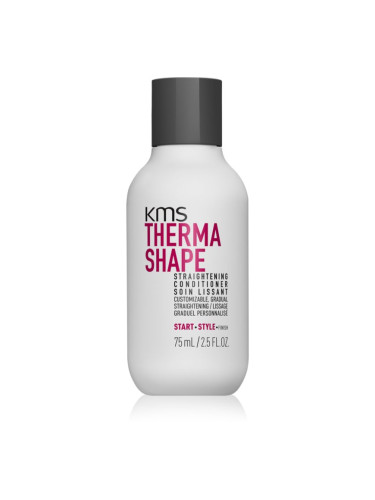 KMS Thermashape Straightening Conditioner дълбоко подхранващ балсам за коса, изложена на високи температури 75 мл.