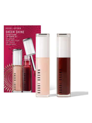 Bobbi Brown Holiday Sheer Shine Extra Plump Lip Serum Set комплект хидратиращ блясък за устни