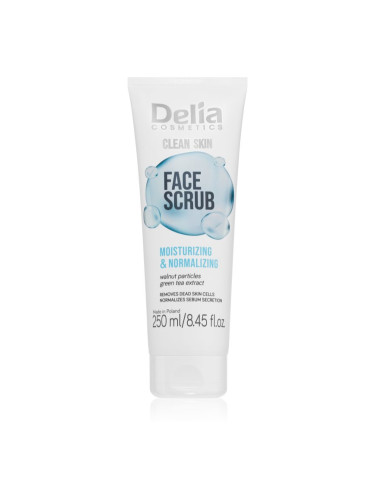 Delia Cosmetics Clean Skin хидратиращ пилинг за лице 250 мл.