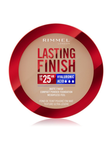 Rimmel Lasting Finish 25H компактна пудра SPF 20 цвят 007 Golden Beige 7 гр.