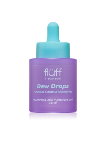 Fluff Dew Drops хидратиращ серум с ниацинамид Amethyst Extract 30 мл.